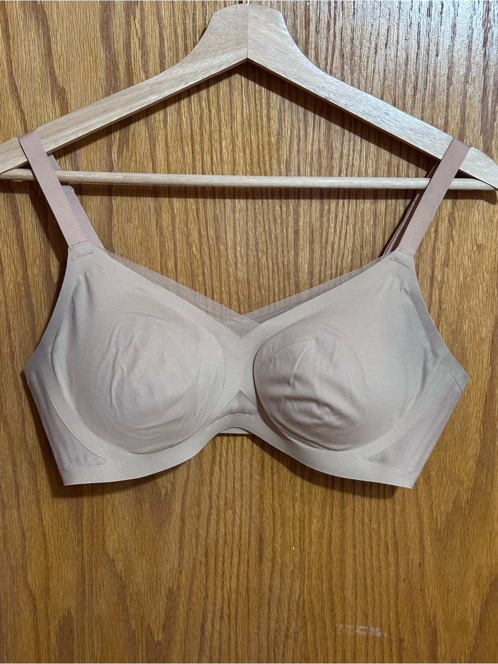 Honeylove Nude Seamless Wireless Bra - Light Beige Sz 34 B/C